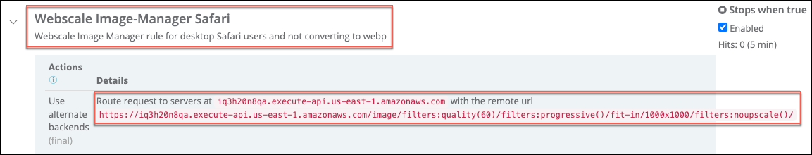 Image Manager Mobile Web Control default filters